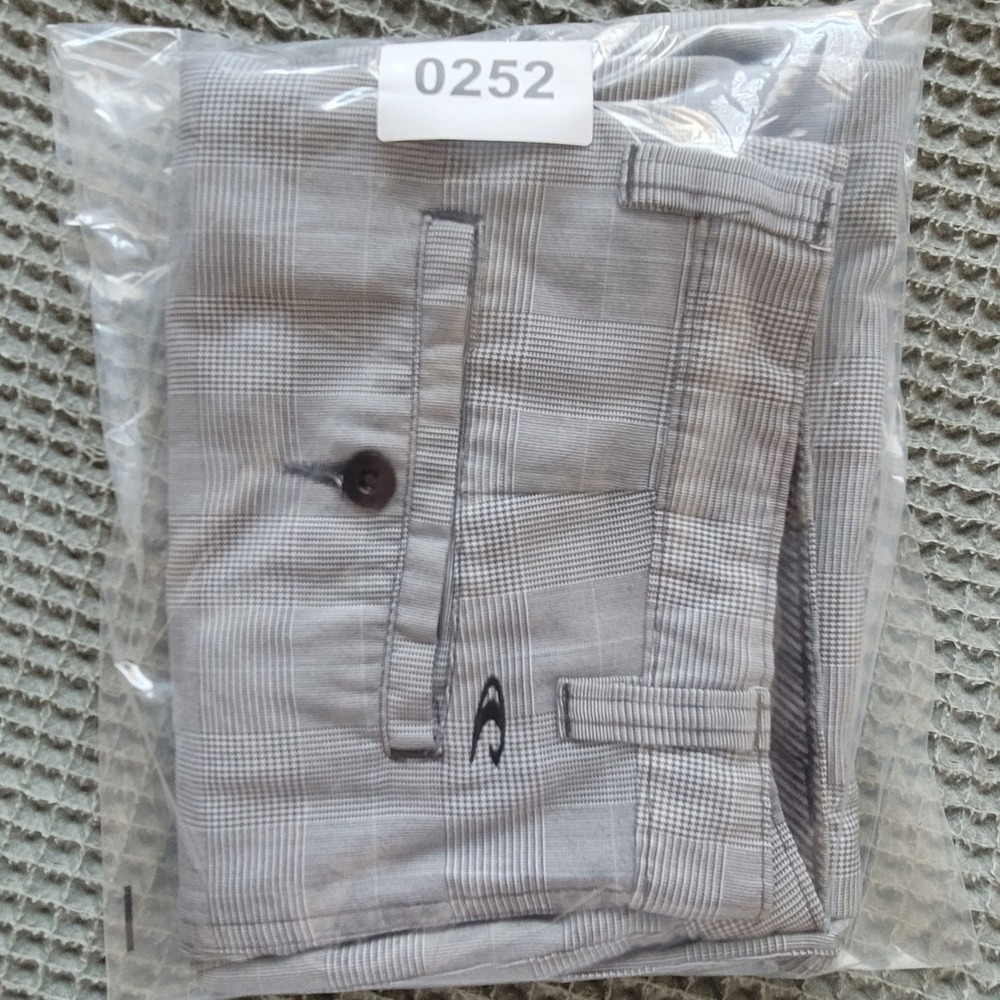 O'Neill Shorts Mens 32‎ Grey Glen Plaid Hybrid Walk Casual Flat Front Surf Skate - Picture 12 of 12